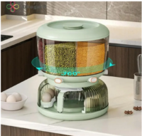 DISPENSADOR DE ARROZ Y MENESTRAS GIRATORIO PORTA HUEVOS - 6 KG