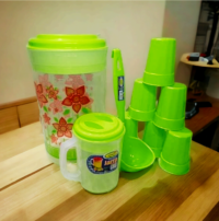 SET JARRA Y VASOS X 9 PZAS